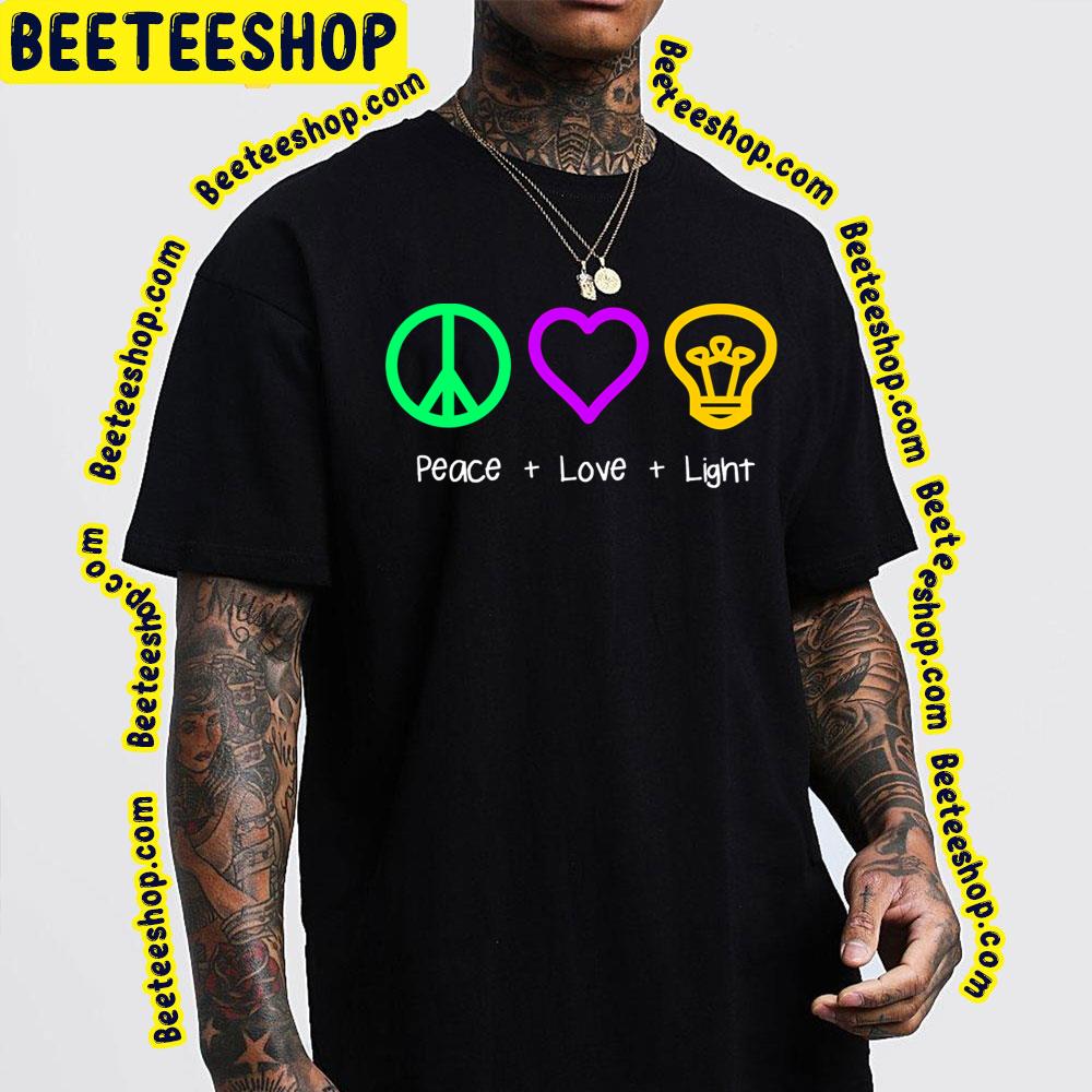Love And Light Peace Maker Trending Unisex T-Shirt Love And Light Peace Maker Trending Unisex T-Shirt