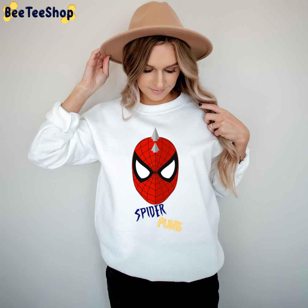 Mask Spider Punk Spiderverse Movie Trending Unisex T-Shirt Mask Spider Punk Spiderverse Movie Trending Unisex T-Shirt
