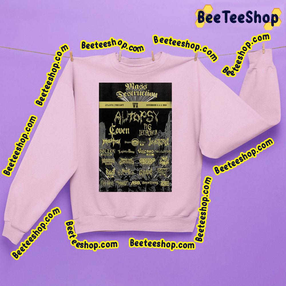 Mass Destruction Metal Fest 2023 Trending Unisex Sweatshirt Mass Destruction Metal Fest 2023 Trending Unisex Sweatshirt