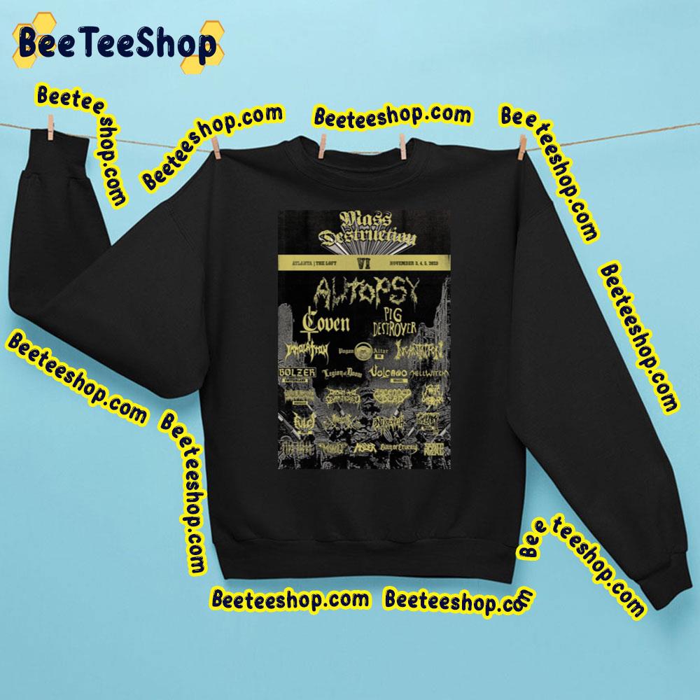Mass Destruction Metal Fest 2023 Trending Unisex Sweatshirt Mass Destruction Metal Fest 2023 Trending Unisex Sweatshirt