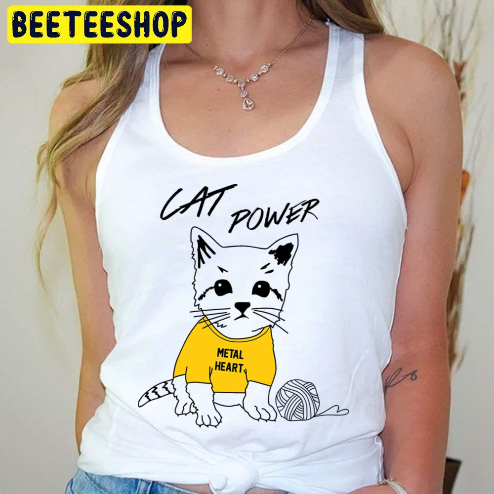 Metal Heart Cat Power Trending Unisex T-Shirt Metal Heart Cat Power Trending Unisex T-Shirt