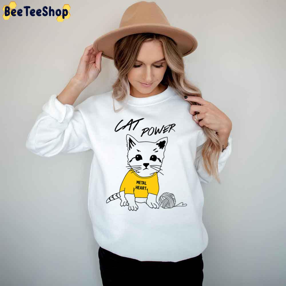 Metal Heart Cat Power Trending Unisex T-Shirt Metal Heart Cat Power Trending Unisex T-Shirt