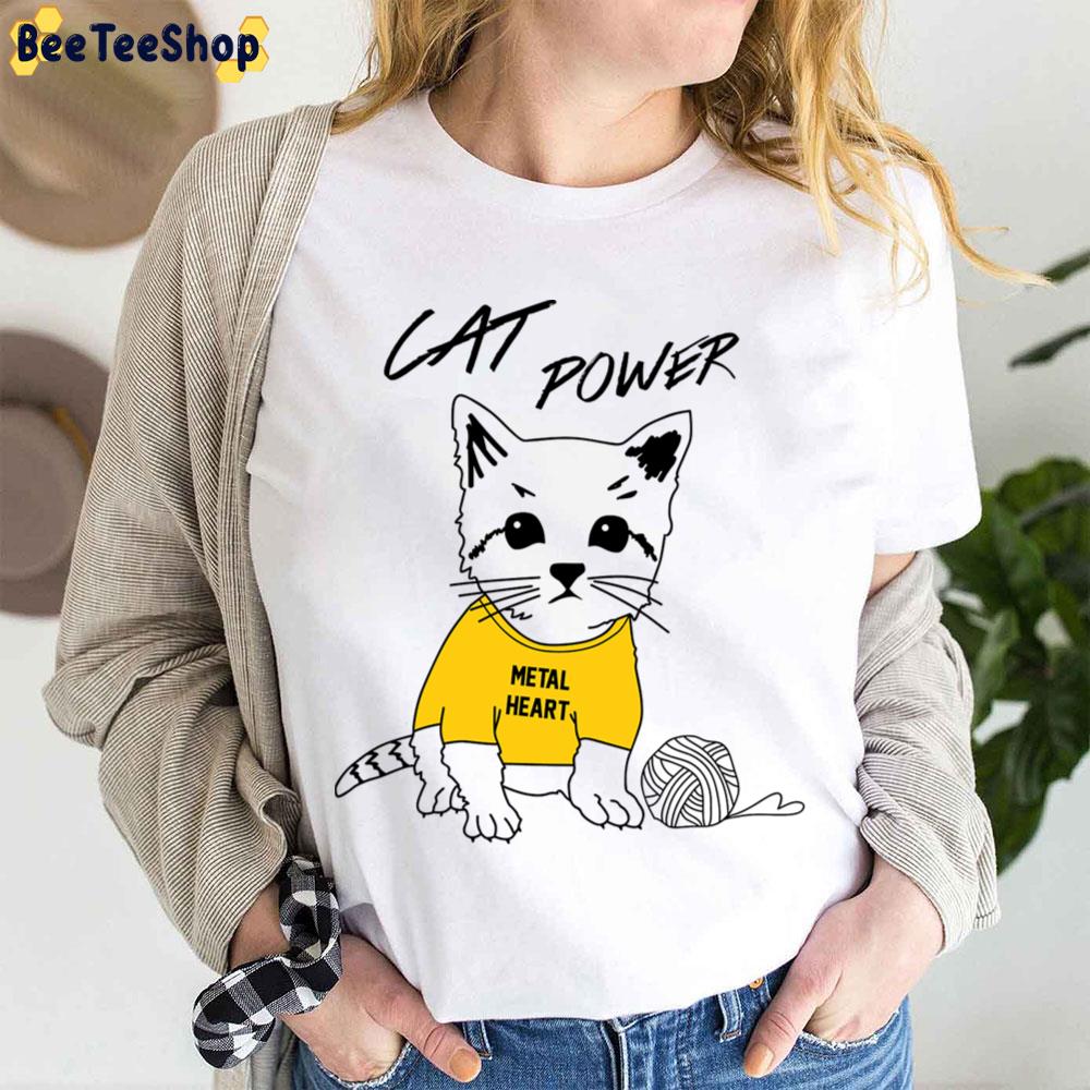 Metal Heart Cat Power Trending Unisex T-Shirt Metal Heart Cat Power Trending Unisex T-Shirt