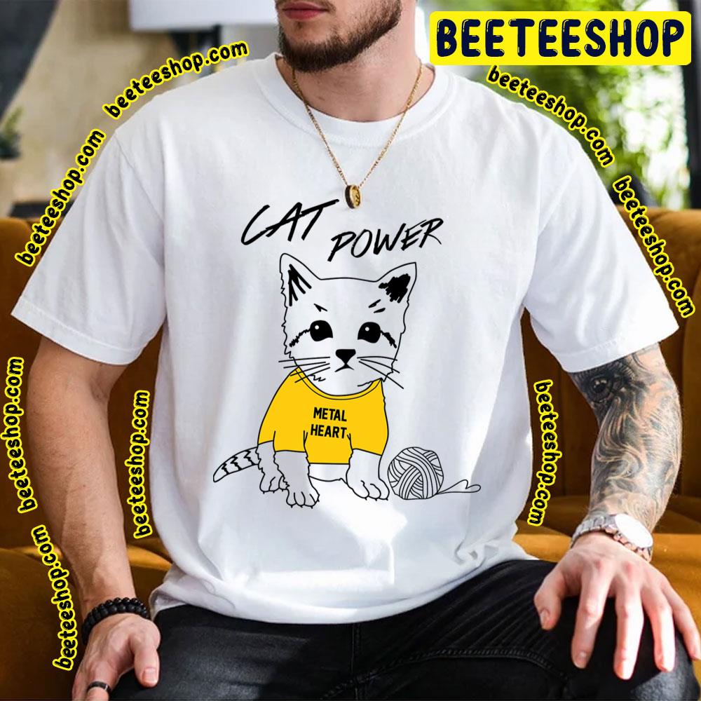 Metal Heart Cat Power Trending Unisex T-Shirt Metal Heart Cat Power Trending Unisex T-Shirt