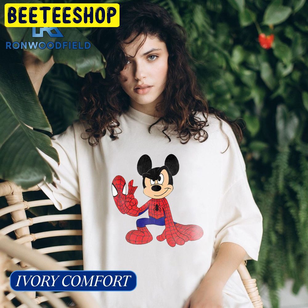 Mickey As Spider-Man Disney Marvel Trending Unisex T-Shirt Mickey As Spider-Man Disney Marvel Trending Unisex T-Shirt