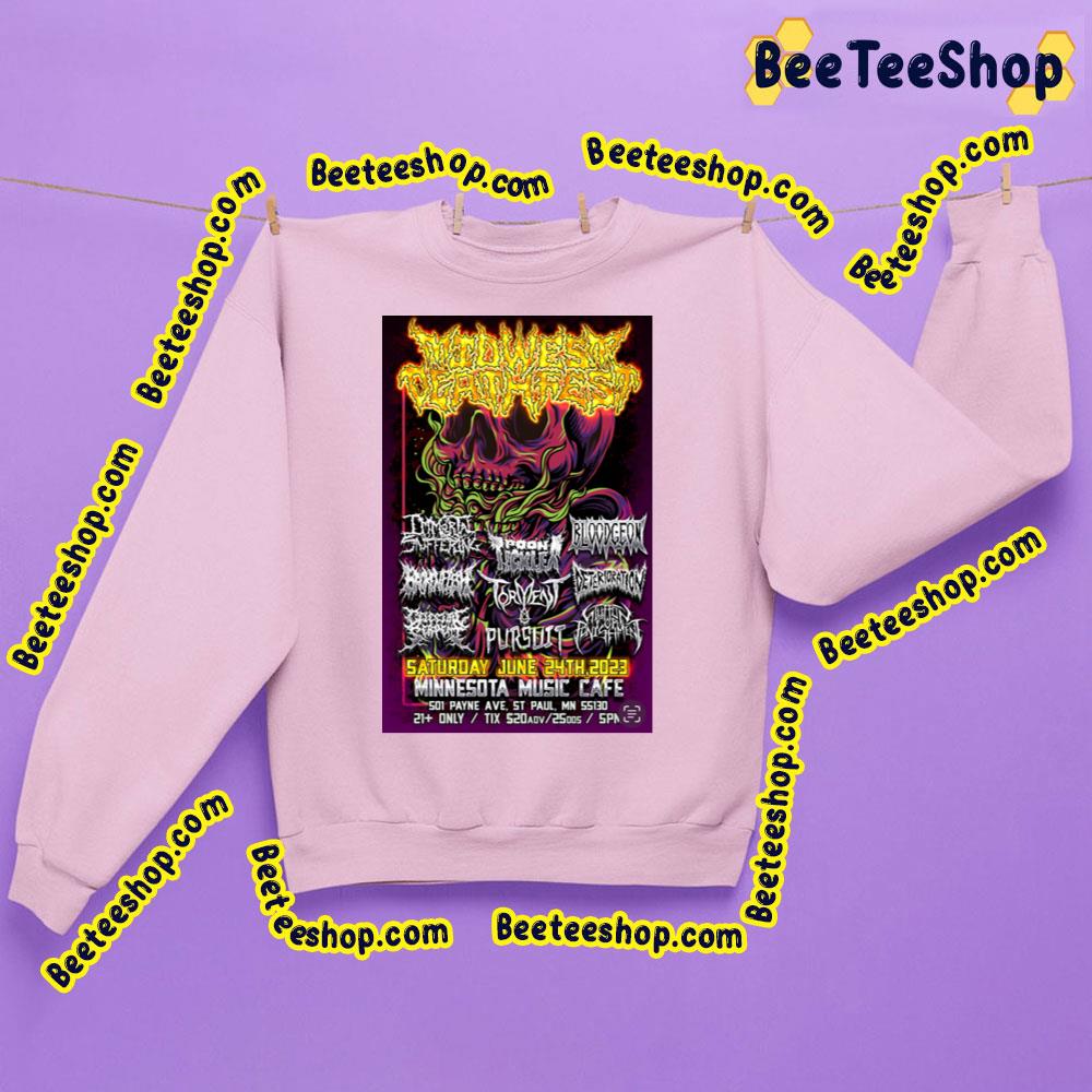 Midwest Death Fest 2023 Trending Unisex Sweatshirt Midwest Death Fest 2023 Trending Unisex Sweatshirt