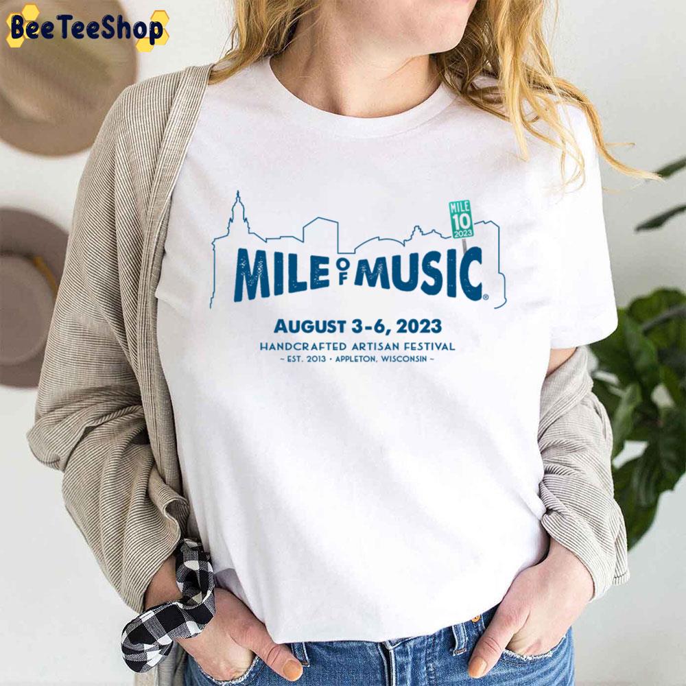 Mile Of Music August 2023 Trending Unisex T-Shirt Mile Of Music August 2023 Trending Unisex T-Shirt