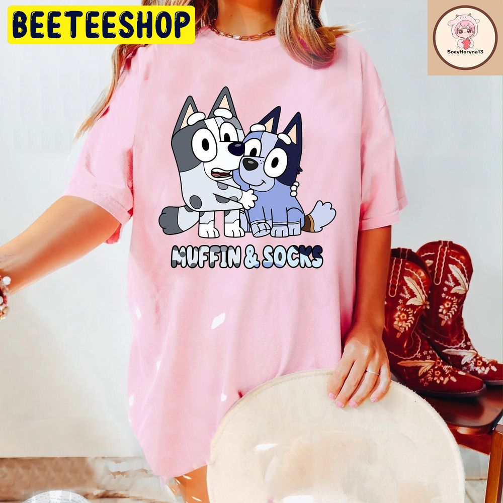 Muffin And Socks Bluey Trending Unisex T-Shirt Muffin And Socks Bluey Trending Unisex T-Shirt