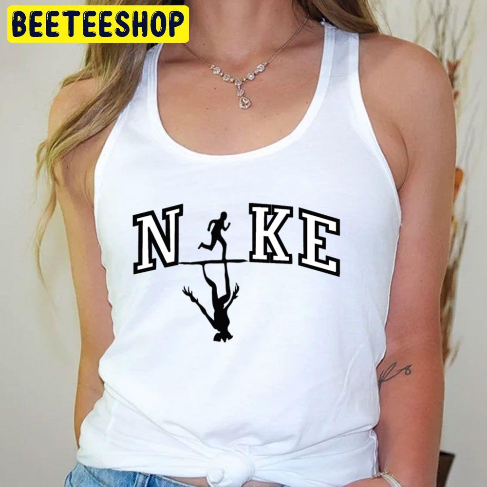 Nike Logo With Black Stranger Things Trending Unisex T-Shirt Nike Logo With Black Stranger Things Trending Unisex T-Shirt