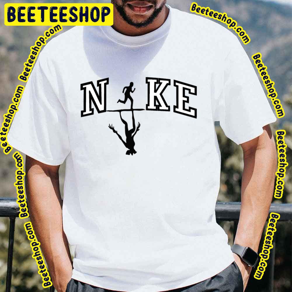 Nike Logo With Black Stranger Things Trending Unisex T-Shirt Nike Logo With Black Stranger Things Trending Unisex T-Shirt