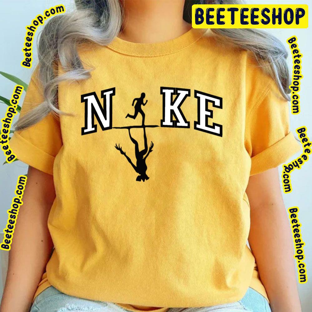 Nike Logo With Black Stranger Things Trending Unisex T-Shirt Nike Logo With Black Stranger Things Trending Unisex T-Shirt