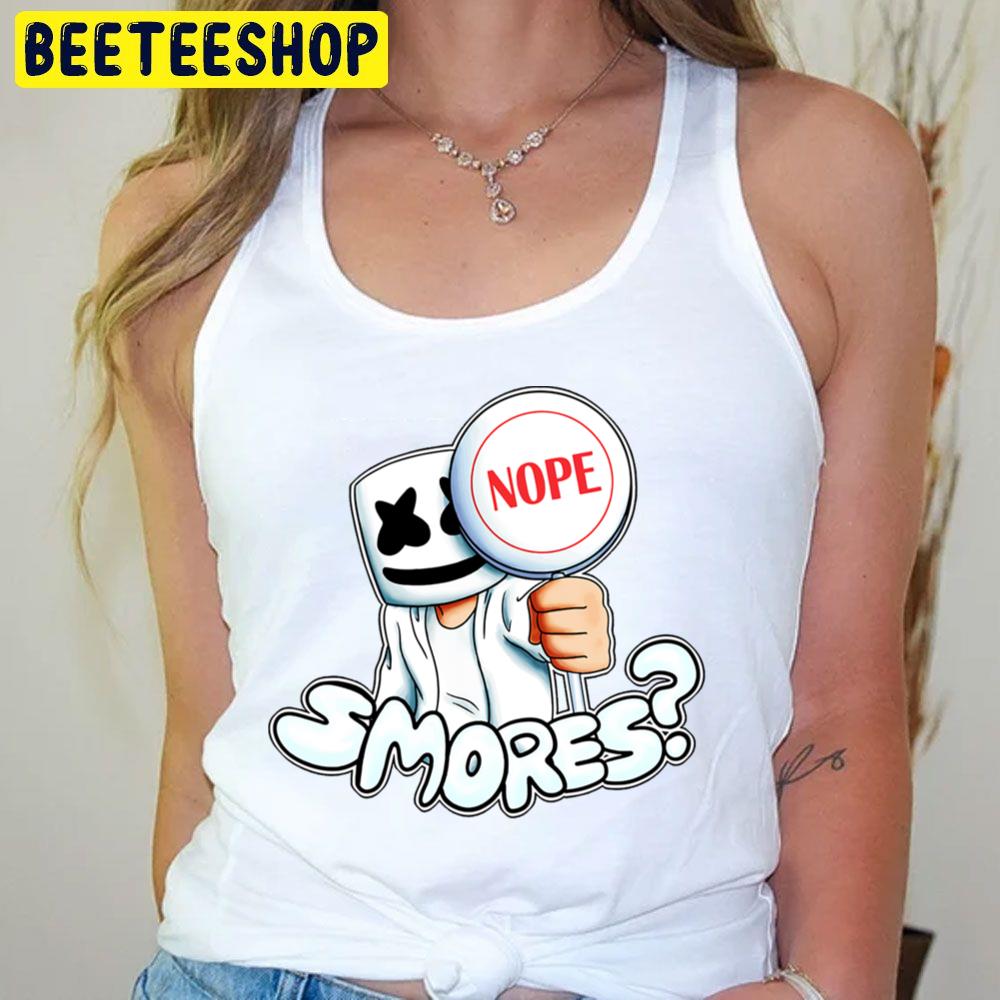 Nope Smores Marshmello Trending Unisex T-Shirt Nope Smores Marshmello Trending Unisex T-Shirt