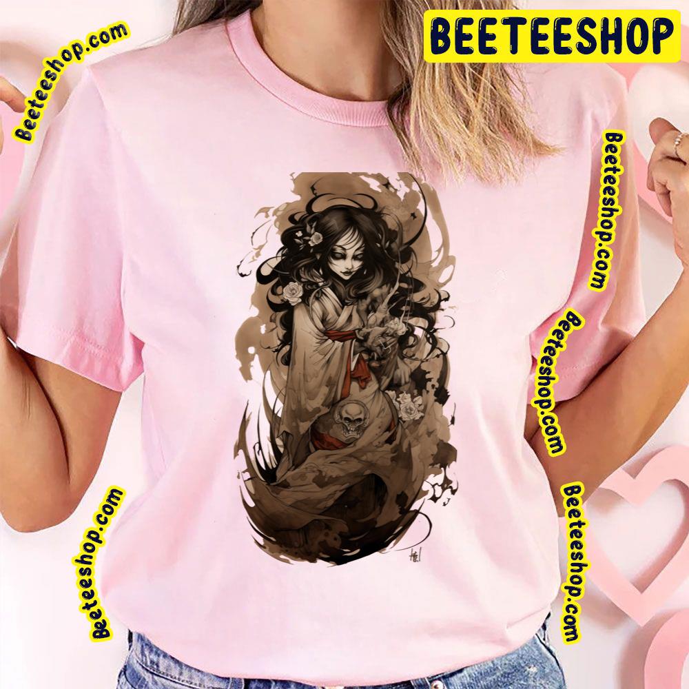 Obake Oni Girl Yokai Edition Trending Unisex T-Shirt Obake Oni Girl Yokai Edition Trending Unisex T-Shirt