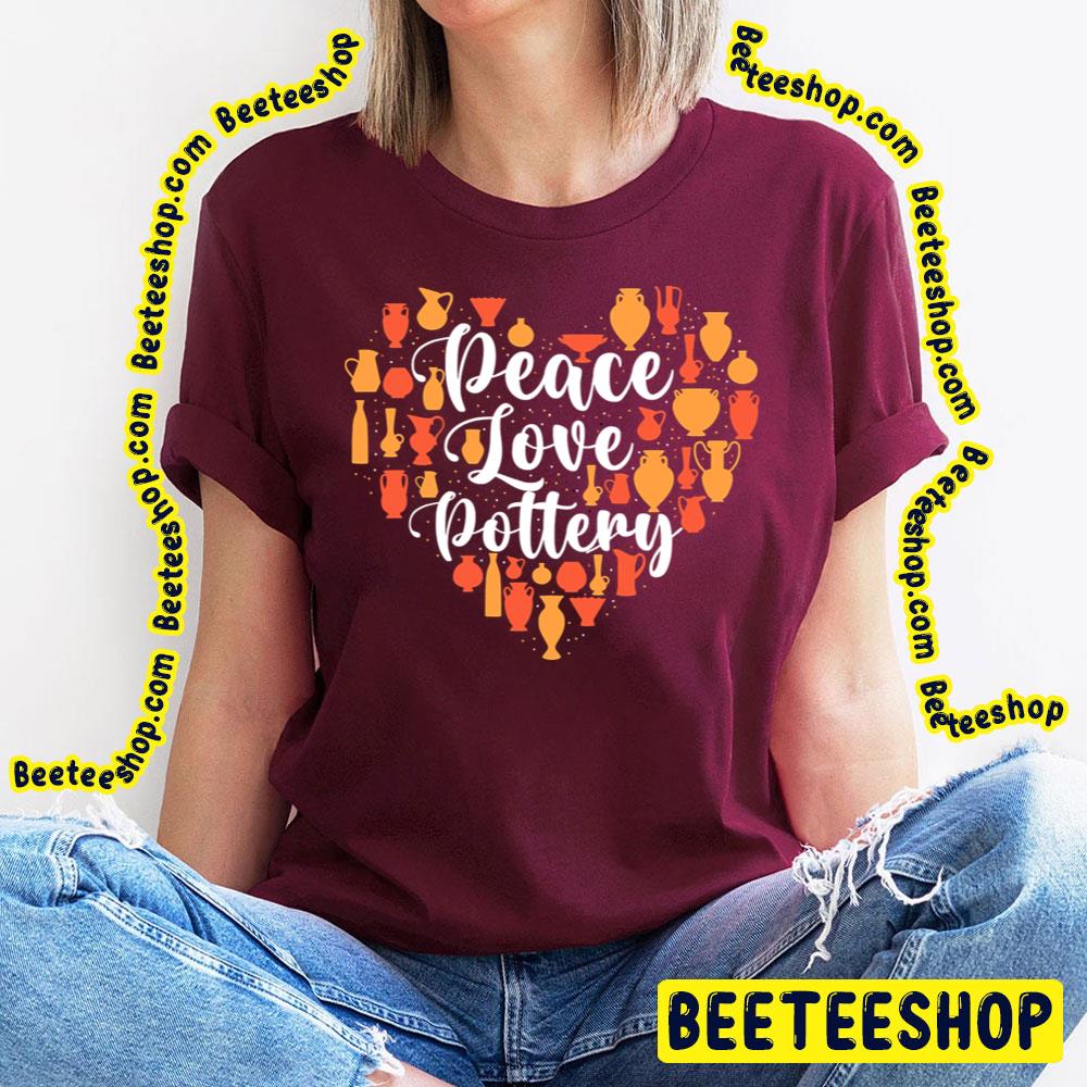 Orange Heart Peace Maker Trending Unisex T-Shirt Orange Heart Peace Maker Trending Unisex T-Shirt