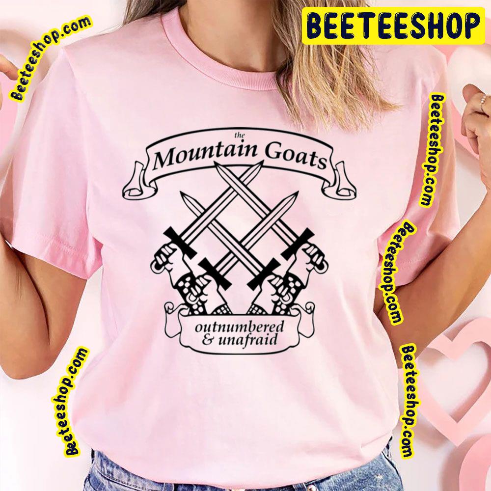 Outnumbered And Unafraid The Mountain Goats Trending Unisex T-Shirt Outnumbered And Unafraid The Mountain Goats Trending Unisex T-Shirt