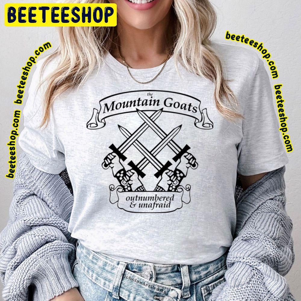 Outnumbered And Unafraid The Mountain Goats Trending Unisex T-Shirt Outnumbered And Unafraid The Mountain Goats Trending Unisex T-Shirt