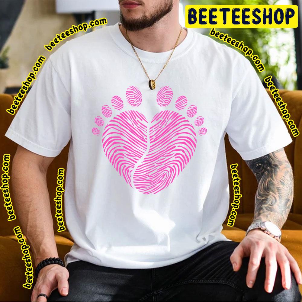 Pink Footsteps Baby Steps Trending Unisex T-Shirt Pink Footsteps Baby Steps Trending Unisex T-Shirt