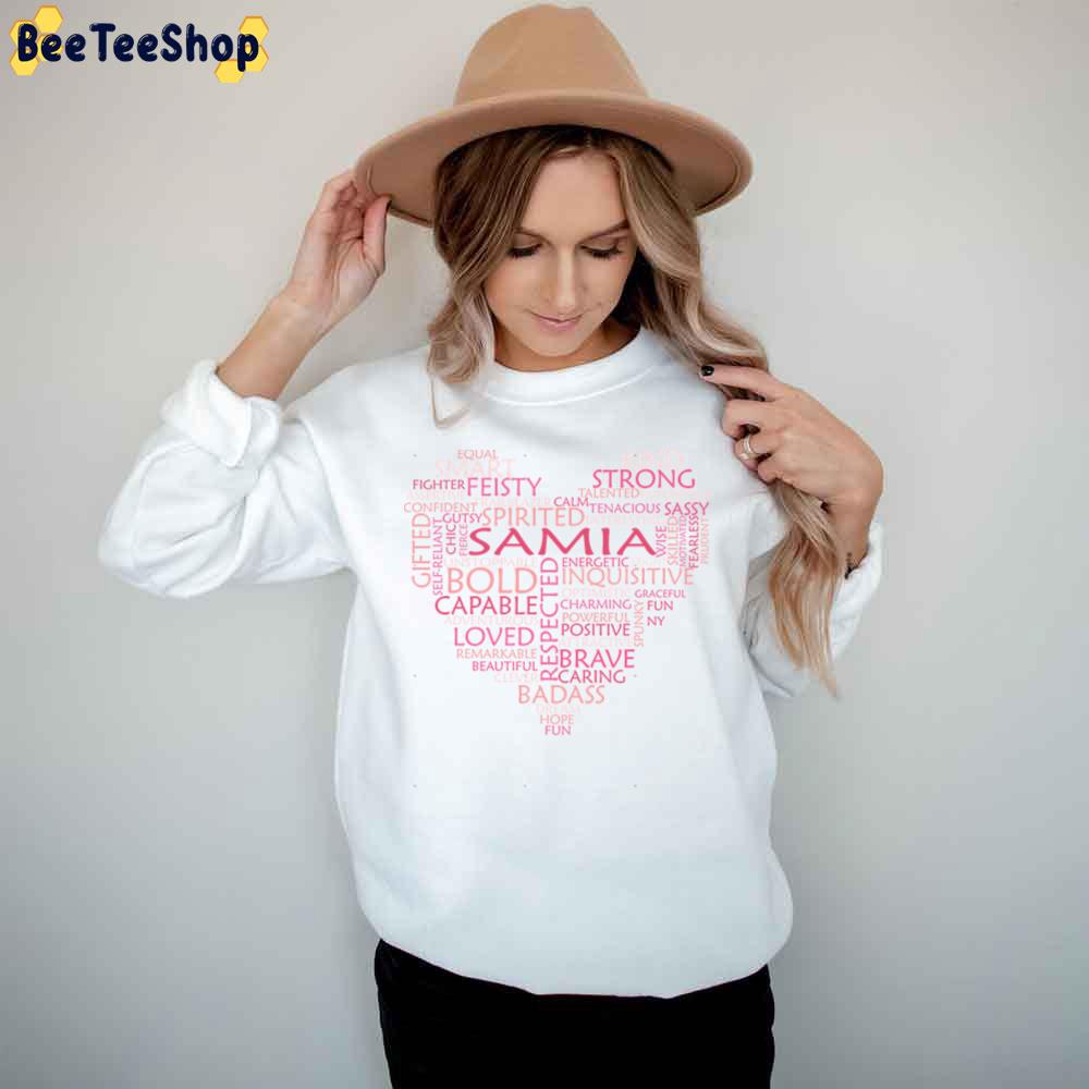 Pink Heart Samia Trending Unisex T-Shirt Pink Heart Samia Trending Unisex T-Shirt