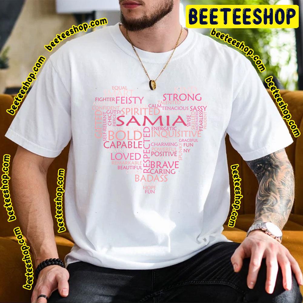 Pink Heart Samia Trending Unisex T-Shirt Pink Heart Samia Trending Unisex T-Shirt