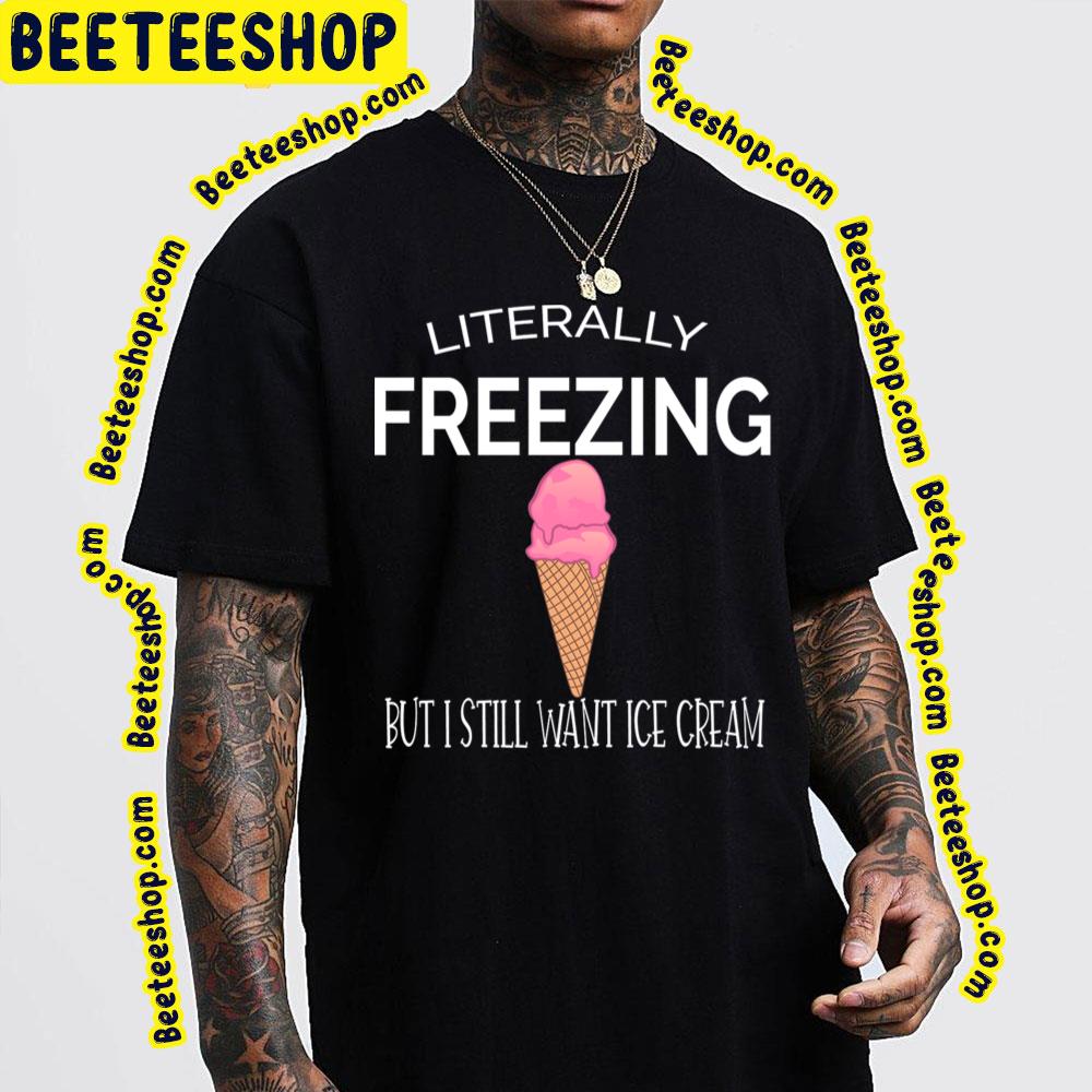 Pink Ice Cream Freezing Trending Unisex T-Shirt Pink Ice Cream Freezing Trending Unisex T-Shirt