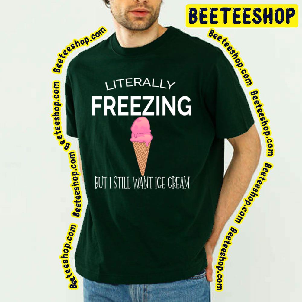 Pink Ice Cream Freezing Trending Unisex T-Shirt Pink Ice Cream Freezing Trending Unisex T-Shirt