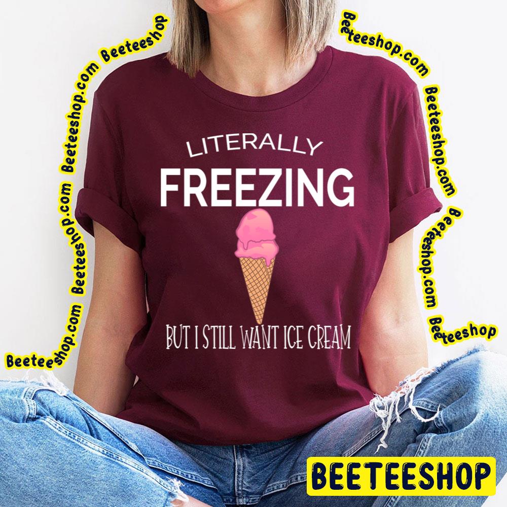 Pink Ice Cream Freezing Trending Unisex T-Shirt Pink Ice Cream Freezing Trending Unisex T-Shirt