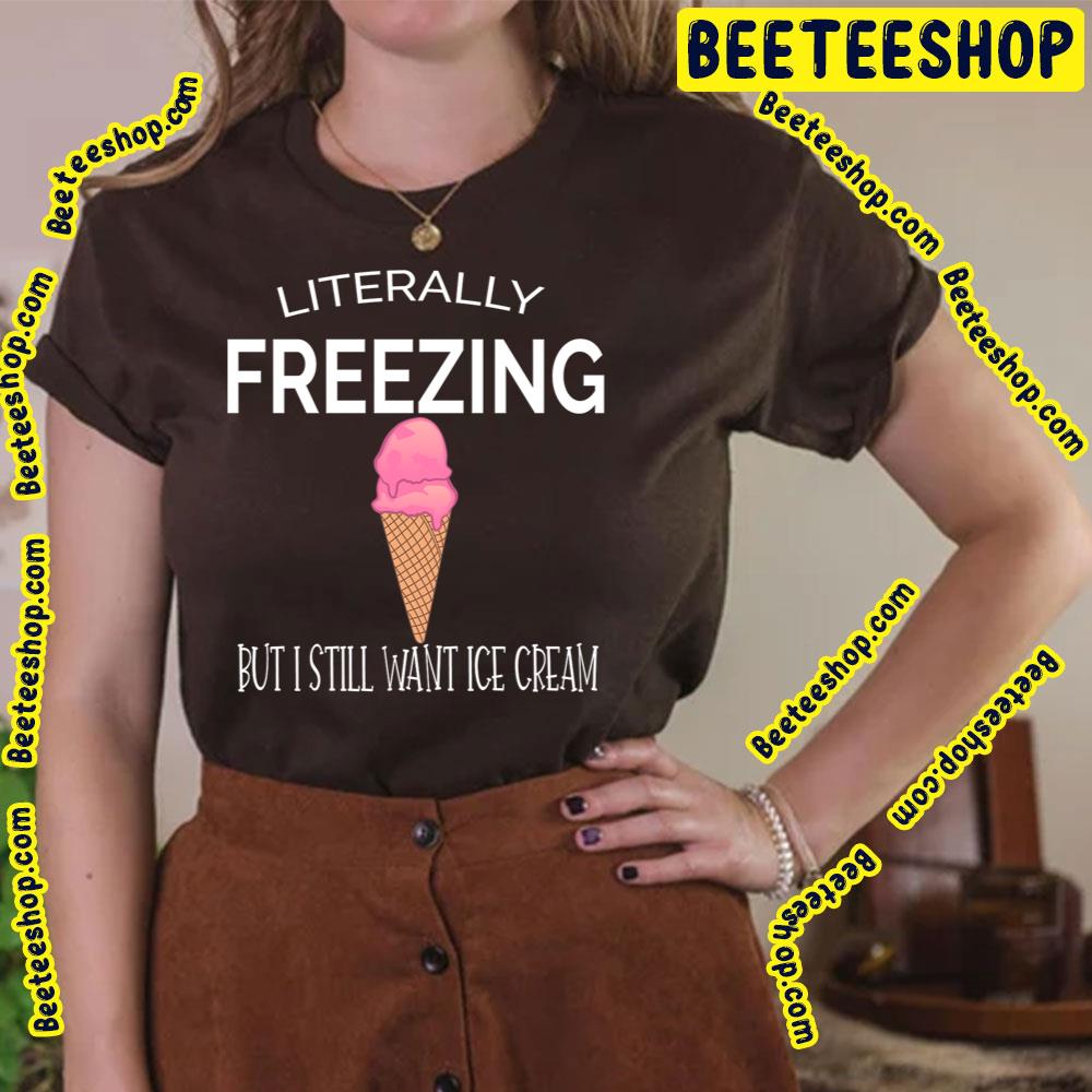 Pink Ice Cream Freezing Trending Unisex T-Shirt Pink Ice Cream Freezing Trending Unisex T-Shirt