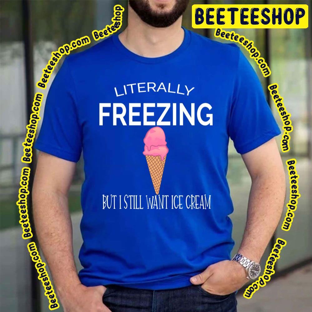 Pink Ice Cream Freezing Trending Unisex T-Shirt Pink Ice Cream Freezing Trending Unisex T-Shirt