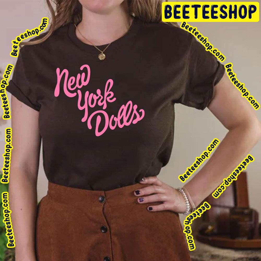 Pink Text New York Dolls Trending Unisex T-Shirt Pink Text New York Dolls Trending Unisex T-Shirt