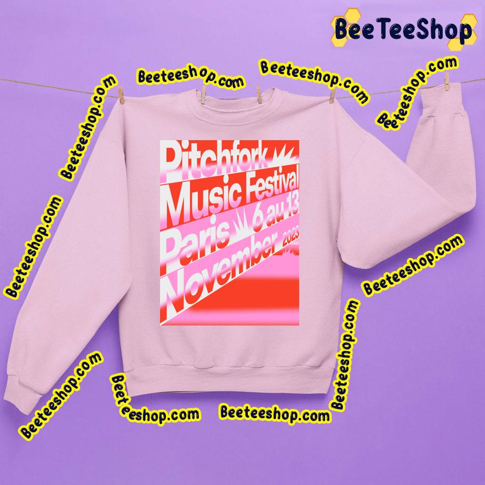 Pitchfork Music Festival Paris 2023 Trending Unisex T-Shirt Pitchfork Music Festival Paris 2023 Trending Unisex T-Shirt