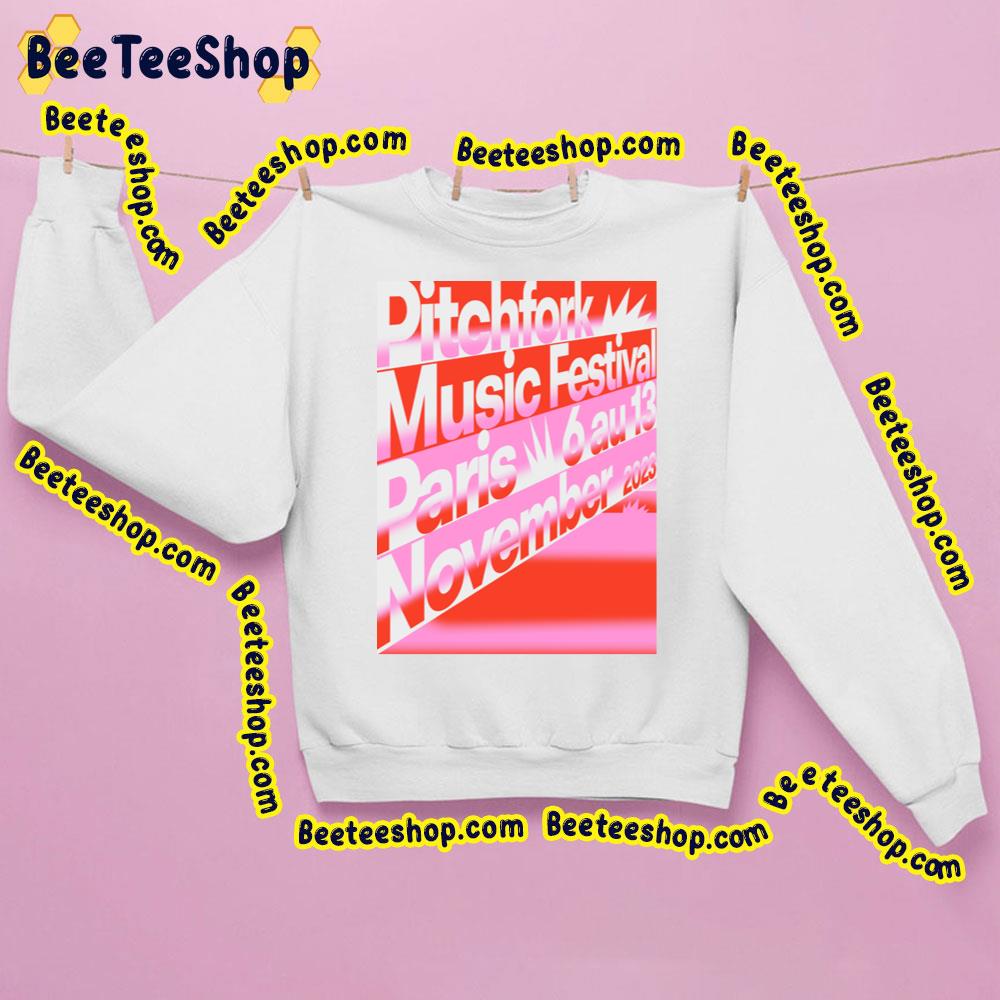 Pitchfork Music Festival Paris 2023 Trending Unisex T-Shirt Pitchfork Music Festival Paris 2023 Trending Unisex T-Shirt
