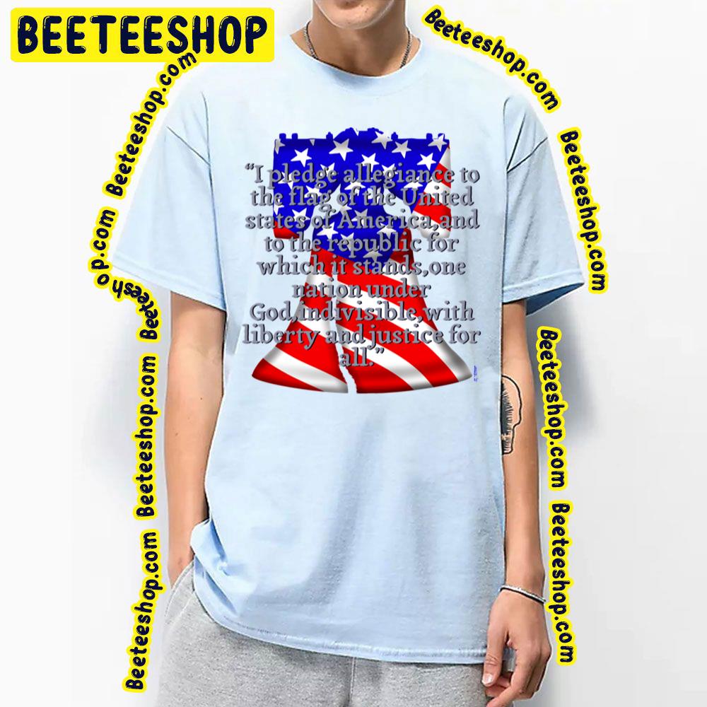 Pledge Of Allegiance Flag Trending Unisex T-Shirt Pledge Of Allegiance Flag Trending Unisex T-Shirt
