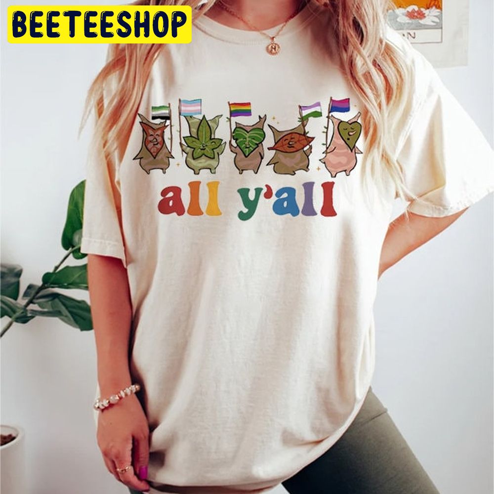 Pride Zelda Korok Lgbt Pride Months Rainbow Yall Trending Unisex T-Shirt Pride Zelda Korok Lgbt Pride Months Rainbow Yall Trending Unisex T-Shirt