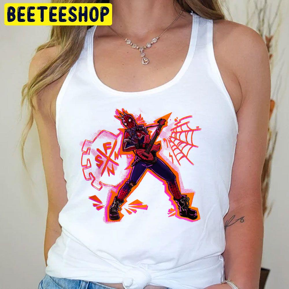 Punk Rock Spiderverse Movie Trending Unisex T-Shirt Punk Rock Spiderverse Movie Trending Unisex T-Shirt