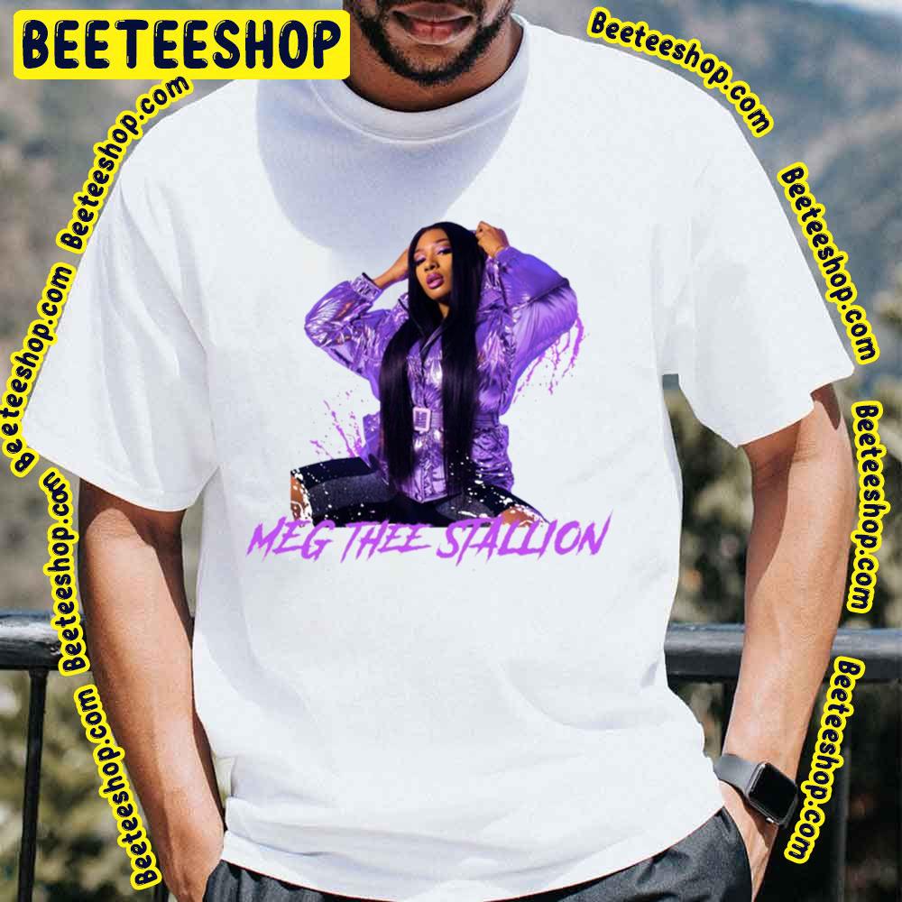 Purple Art Megan Thee Stallion Trending Unisex T-Shirt Purple Art Megan Thee Stallion Trending Unisex T-Shirt