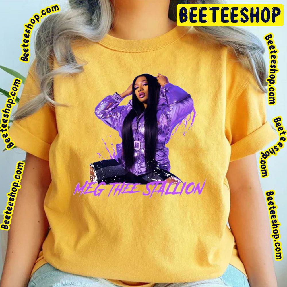 Purple Art Megan Thee Stallion Trending Unisex T-Shirt Purple Art Megan Thee Stallion Trending Unisex T-Shirt