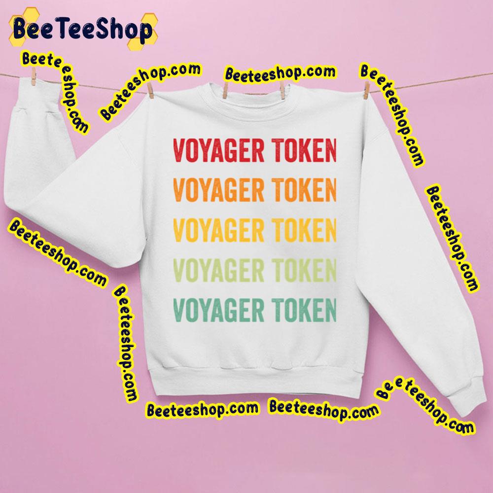 Rainbow Text Voyager Trending Unisex Sweatshirt Rainbow Text Voyager Trending Unisex Sweatshirt