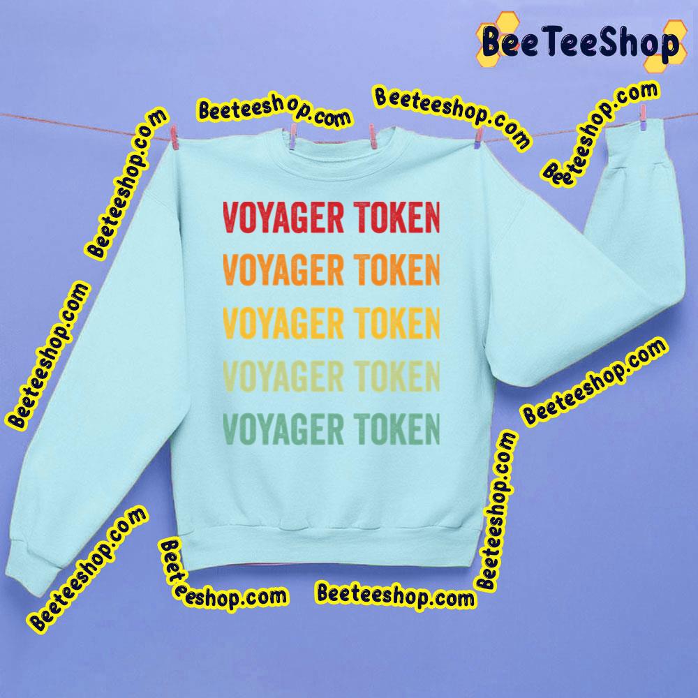 Rainbow Text Voyager Trending Unisex Sweatshirt Rainbow Text Voyager Trending Unisex Sweatshirt