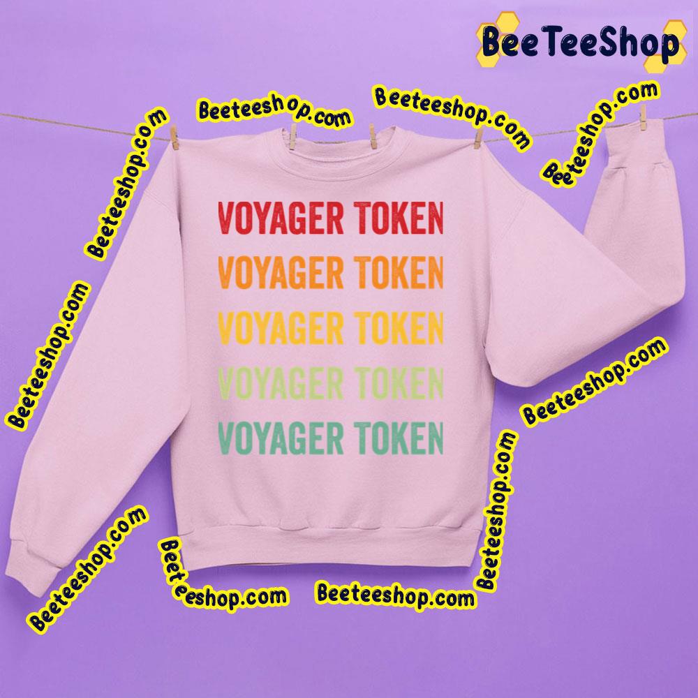 Rainbow Text Voyager Trending Unisex Sweatshirt Rainbow Text Voyager Trending Unisex Sweatshirt