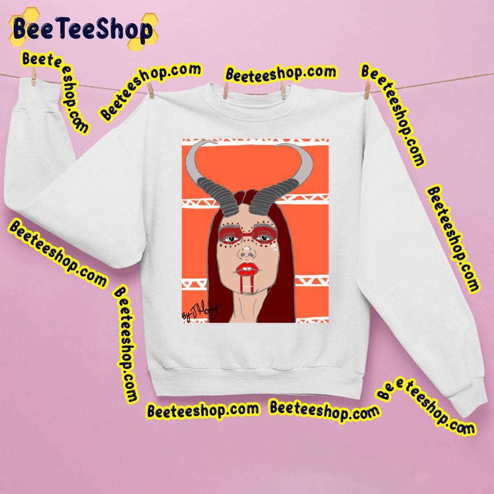 Red Art Breath Long Devils' Line Trending Unisex Sweatshirt Red Art Breath Long Devils' Line Trending Unisex Sweatshirt