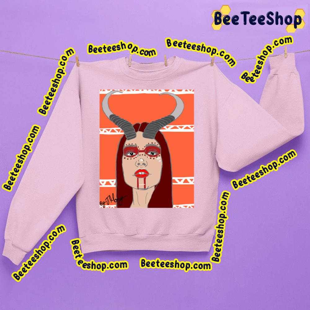 Red Art Breath Long Devils' Line Trending Unisex Sweatshirt Red Art Breath Long Devils' Line Trending Unisex Sweatshirt