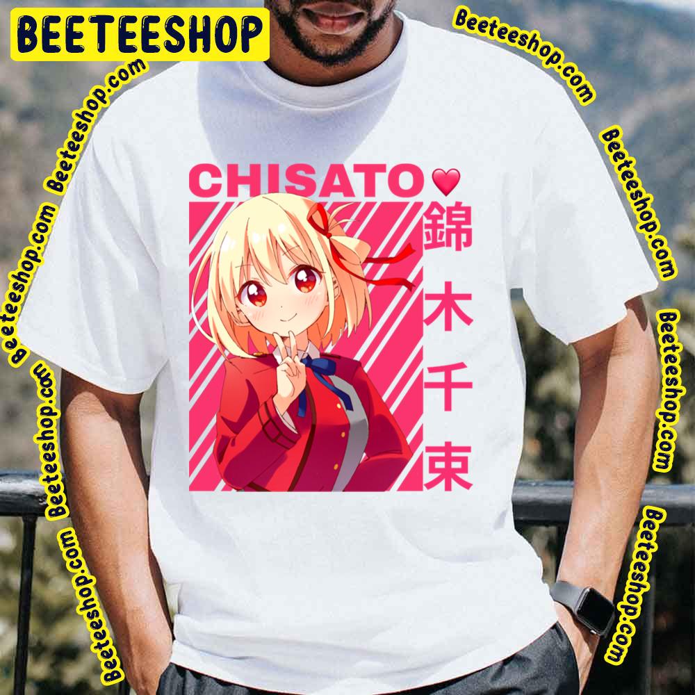 Red Art Chisato Nishikigi Sakura Gari Trending Unisex T-Shirt Red Art Chisato Nishikigi Sakura Gari Trending Unisex T-Shirt