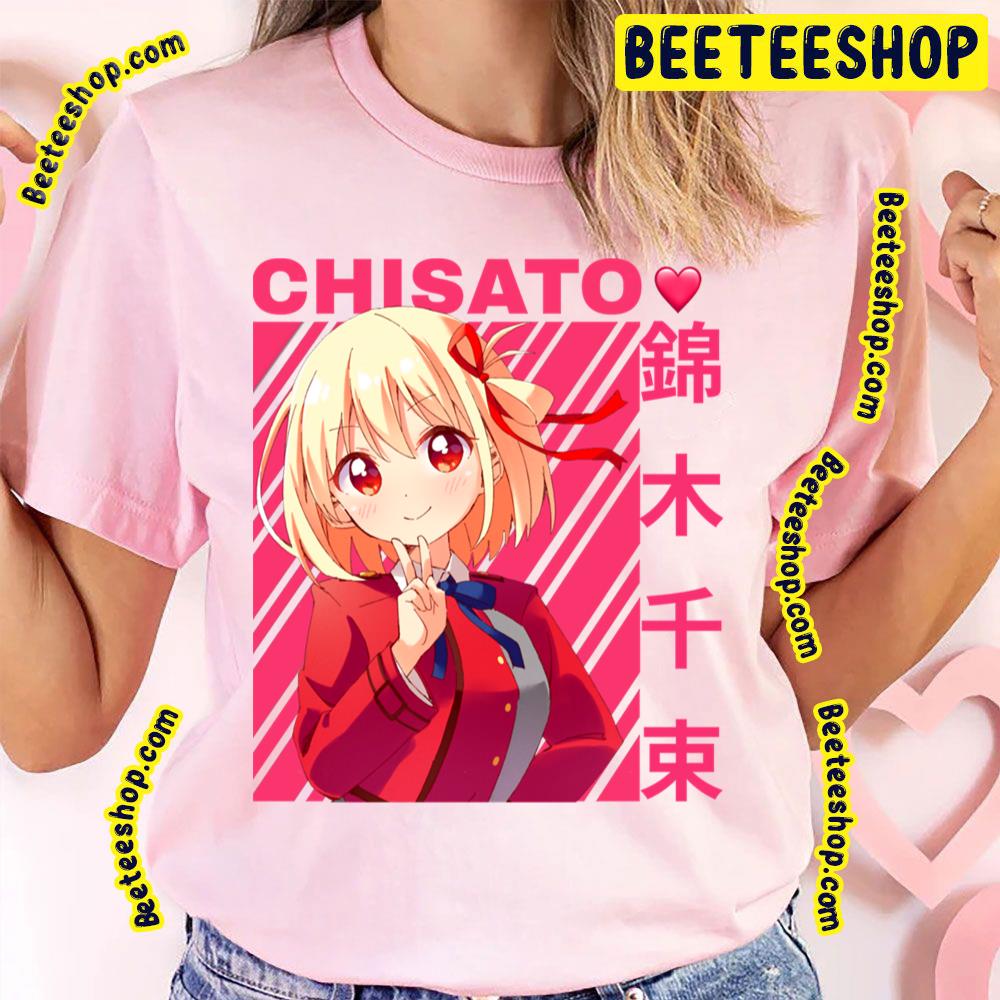 Red Art Chisato Nishikigi Sakura Gari Trending Unisex T-Shirt Red Art Chisato Nishikigi Sakura Gari Trending Unisex T-Shirt
