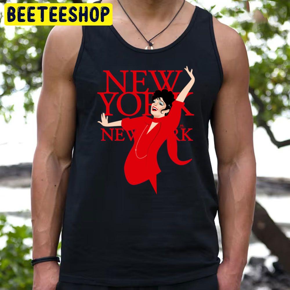 Red Art Girl New York New York Trending Unisex T-Shirt Red Art Girl New York New York Trending Unisex T-Shirt