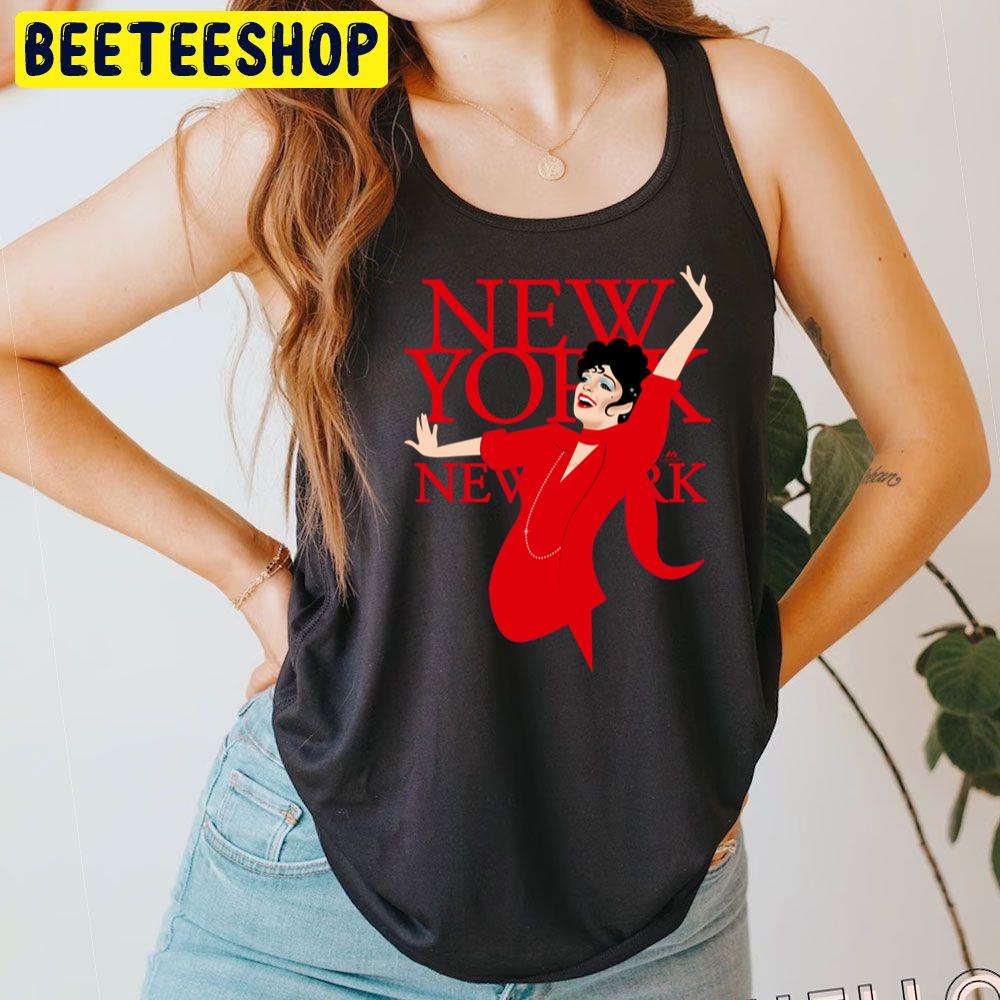 Red Art Girl New York New York Trending Unisex T-Shirt Red Art Girl New York New York Trending Unisex T-Shirt