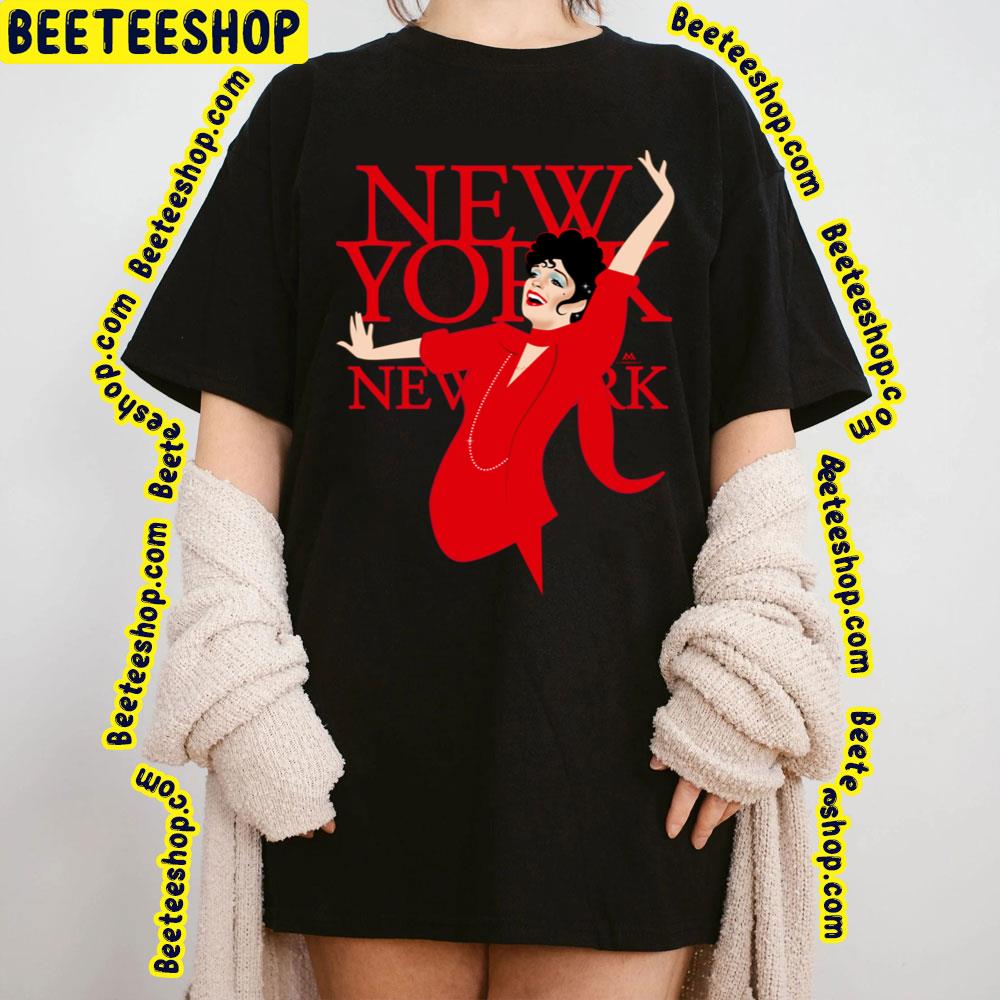 Red Art Girl New York New York Trending Unisex T-Shirt Red Art Girl New York New York Trending Unisex T-Shirt