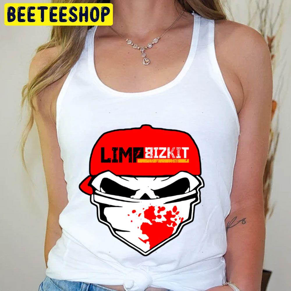 Red Art Hat Skull Limp Bizkit Trending Unisex T-Shirt Red Art Hat Skull Limp Bizkit Trending Unisex T-Shirt