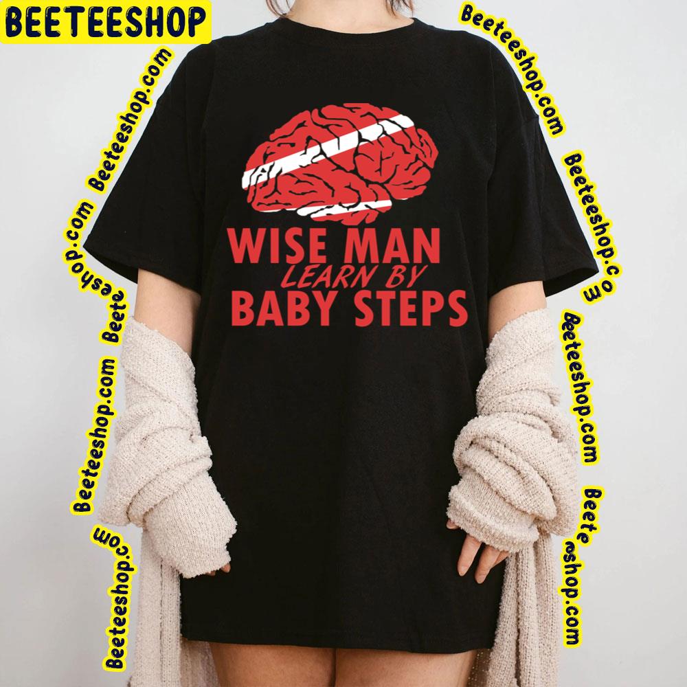 Red Art Wise Baby Steps Trending Unisex T-Shirt Red Art Wise Baby Steps Trending Unisex T-Shirt