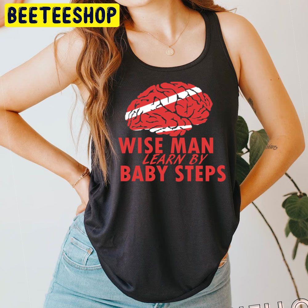 Red Art Wise Baby Steps Trending Unisex T-Shirt Red Art Wise Baby Steps Trending Unisex T-Shirt