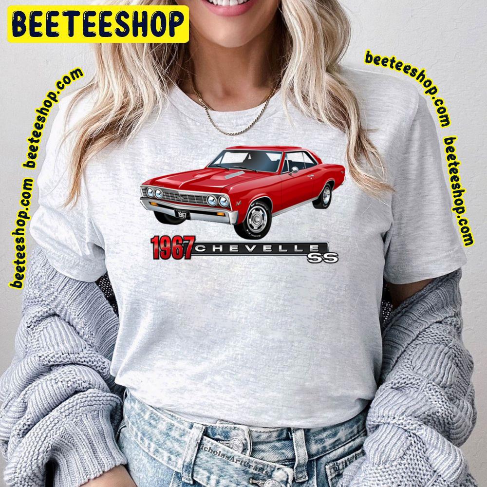 Red Car 1976 Chevelle Trending Unisex T-Shirt Red Car 1976 Chevelle Trending Unisex T-Shirt